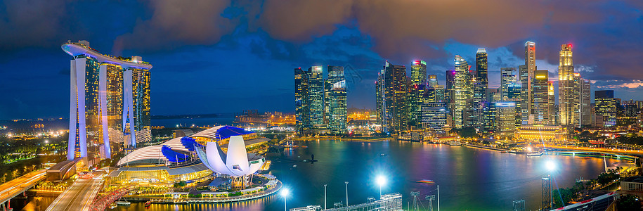 新加坡市中心天线旅游金融场景摩天大楼天际市中心码头地标城市酒店图片