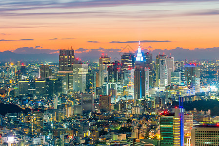 日本东京天际场景旅行景观建筑学天线旅游地标天空城市办公室图片