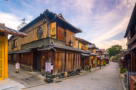 旧城京都的星巴克咖啡店村庄咖啡店铺图片
