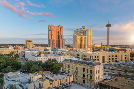 美国得克萨斯州San Antonio市中心的市风景图片