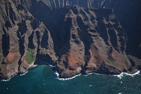 Kauai海岸景观海洋天堂旅行旅游海岸线假期风景悬崖热带海滩图片