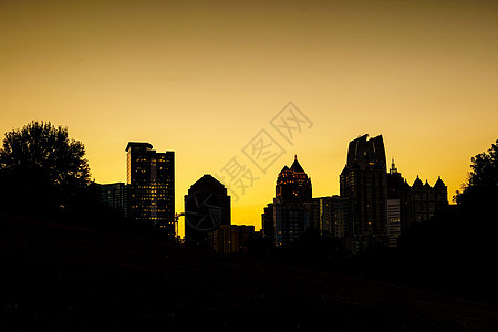 亚特兰大市中心天线摩天大楼地标景观建筑旅行风景旅游天际市中心建筑学图片