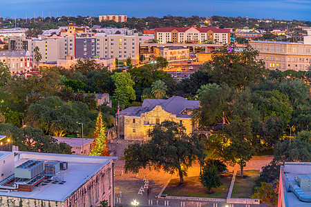 圣安东尼奥市下城天际城市建筑学市中心旅行地标景观风景旅游场景天线图片