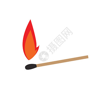 消防标志 vecto活力闪光危险力量火柴火焰红色插图蓝色热情图片