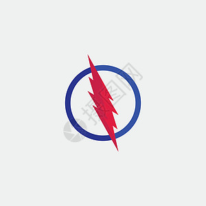 闪光电矢量闪电图标标志和符号互联网电子插图螺栓电池活力速度电气震惊风暴图片