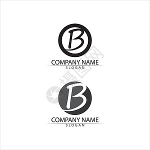 B 字母矢量图创造力互联网字体徽章警卫解决方案公司商业技术旋风图片