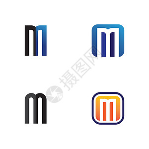 字母 M 矢量图标等标志插图标识字体营销身份艺术创造力推广办公室品牌图片