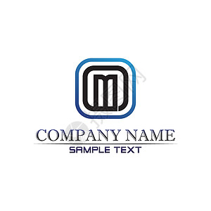 字母 M 矢量图标等标志插图白色营销创造力标识公司办公室字体商业推广图片