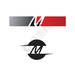 字母 M 矢量图标等标志白色商业办公室推广卡片字体标识艺术公司品牌图片