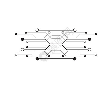 电路标志模板矢量 ico活力互联网商业网络全球技术硬件科学母板工程背景图片
