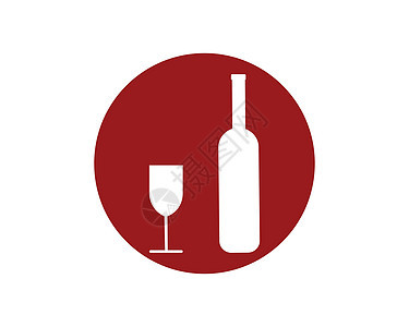 葡萄酒标志模板叶子徽章葡萄园插图藤蔓标识收藏酒厂餐厅店铺图片