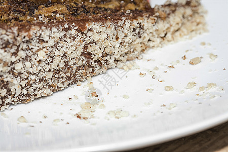 切片蛋糕 关上盘子面包小吃蛋糕馅饼奶油美食食物饼干宏观图片