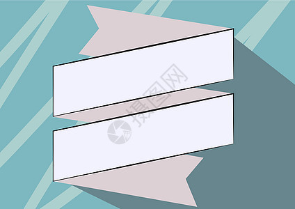以锯齿形图案折叠的纸窗扇图 显示不规则图案的折叠纸板书签设计阴影标签海报商业计算机图形数据技术小册子成功图片