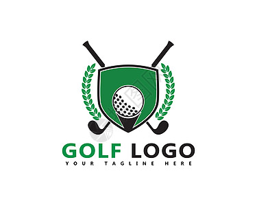 高尔夫标志模板矢量图 ico比赛旗帜球座艺术课程运动俱乐部游戏玩家竞赛图片
