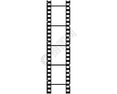 幻灯片标志模板矢量图视频带子正方形矢量塑料相框白色电影卷轴摄影背景图片