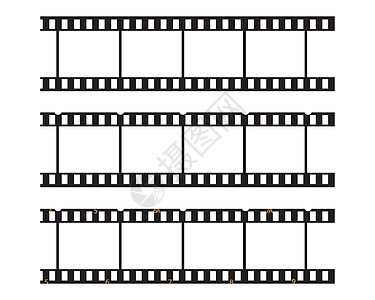 幻灯片标志模板矢量图白色记录地带条纹卷轴带子塑料屏幕正方形摄影图片