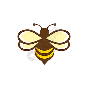 蜜蜂元素矢量图标设计翅膀快乐昆虫女王熊蜂标识插图蜂蜜食物漏洞图片