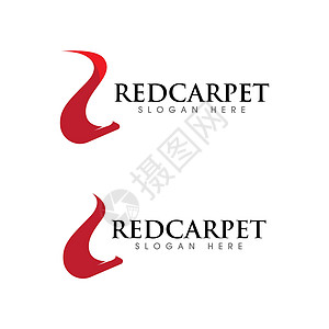 简单的红地毯矢量设计图案插图电影贵宾天鹅绒娱乐入口奢华地毯推介会商业图片