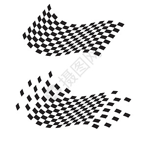 种族旗帜图标简单设计它制作图案精加工网络标识竞赛插图摩托车运动赛车发动机汽车图片