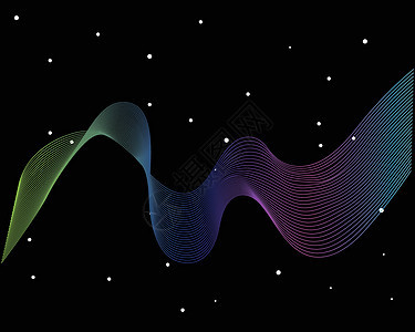 声波插画日志波浪记录体积收音机科学歌曲脉冲波形展示插图图片