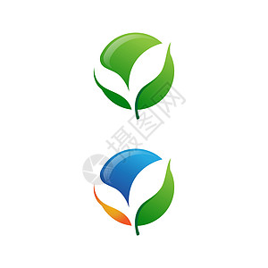 绿树叶生态自然元素生物标识标签叶子插图商业环境艺术产品网络图片