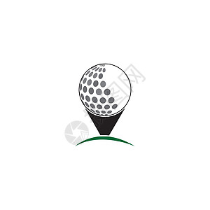 高尔夫标志模板 vecto游戏课程玩家数字行动推杆徽标艺术插图冠军图片