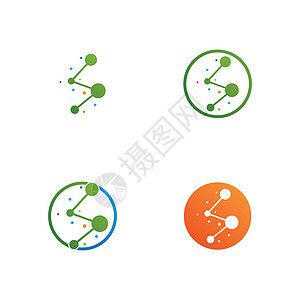 分子标志模板 vecto插图生物学网络原子医疗化学化学品白色科学生物图片