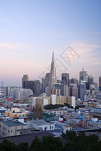 旧金山黄昏旅行商业地标建筑摩天大楼办公室建筑学景观天际城市图片