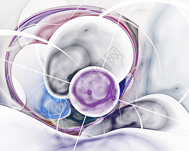 分形抽象泡沫图片