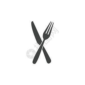 它制作图案叉板勺图标矢量桌子刀具餐具勺子盘子菜单午餐白色用餐烹饪图片