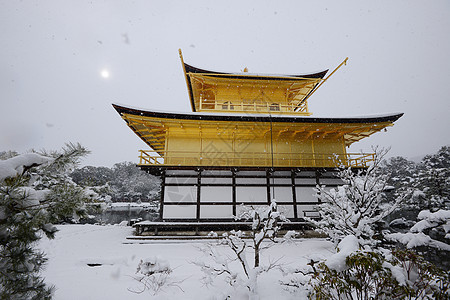 京角寺雪季节建筑公园天空旅游花园建筑学地标旅行寺庙图片