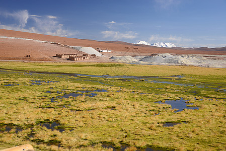 干燥的湿地边界顶峰沙漠土地图片