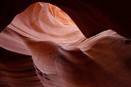 下羚羊峡谷砂岩黄色曲线石头旅行风景旅游沙漠岩石阴影图片