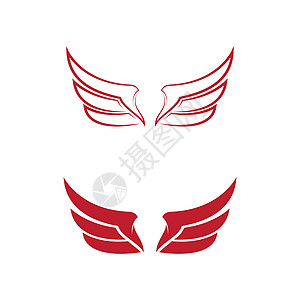 猎鹰翼图标模板 vecto公司标识奢华金融盔甲星星插图团队标签航班图片