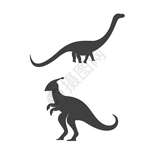 恐龙图标模板矢量它制作图案爬虫食肉哺乳动物吉祥物数字动物迅猛龙剑龙怪物侏罗纪图片