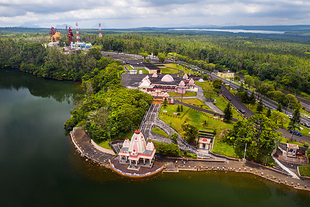 毛里求斯萨瓦纳大巴辛的甘加塔劳寺旅行崇拜历史宗教上帝建筑学建筑岛屿精神陨石图片