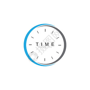 时钟标志模板 vecto商业晴雨表插图小时压力速度品牌时间技术标识图片