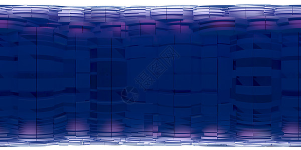 360°全景3d 插图 3d 渲染 vr 360 几何背景的全景抽象图像绿色技术互联网商业墙纸雷达科学蓝色艺术电脑背景