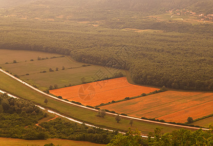 种植面积的顶部视图壤土园艺农业花园农村场地生物生产农场土壤图片