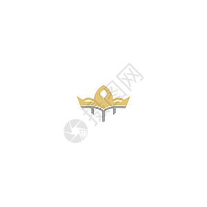 皇冠概念标志图标设计艺术金子公司标签商业纹章王国收藏精英插图图片