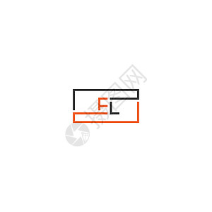 EL 标志字母设计概念品牌黑色标识电子互联网正方形圆形商业技术创造力图片
