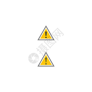 感叹号当心图标标志模板事故横幅危险插图三角形警告涂鸦风险禁令预防图片