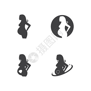 美容孕妇 vecto母亲白色产科生活女孩女性妈妈母性女士插图图片