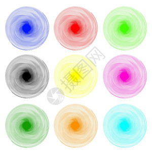 彩色抽象催眠背景圆圈插图八角形马赛克素描长方形螺旋漩涡魔法地面图片