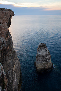 悬崖圣杯 兰佩杜萨蓝色自然保护区海滩天蓝色胜地假期海岸旅游岩石旅行图片