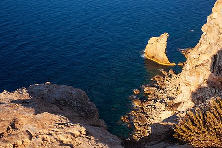 拉韦拉悬崖 兰佩杜萨目的地岩石蓝色胜地海岸旅行海滩假期旅游海岸线图片