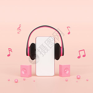 智能手机3上的音乐流溪流娱乐商业歌曲界面音乐播放器玩家网络耳机收音机图片