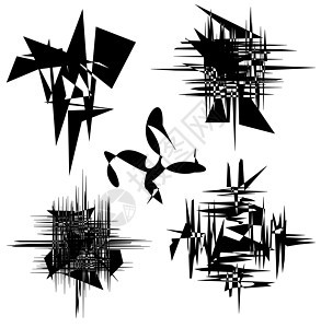 黑白催眠背景钻石螺旋马赛克格子地面插图棉布魔法八角形素描背景图片