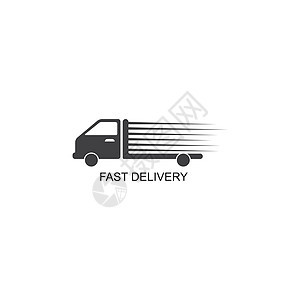 送货卡车图标 vecto车辆车轮插图服务货物公司标识货运货车导游图片