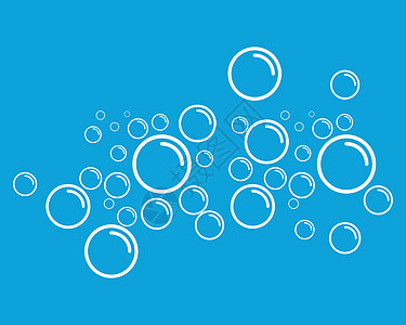 它制作图案气泡水矢量圆圈水族馆空气插图苏打流行音乐液体肥皂泡沫反射图片